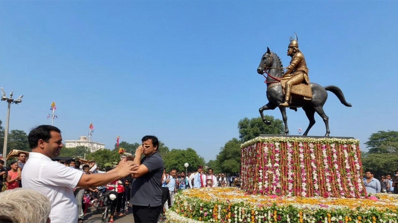 शिव जयंती पर राज्यपाल ने की शिवाजी महाराज को पुष्पांजलि अर्पित