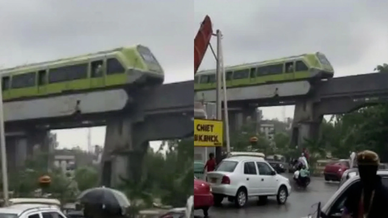 मुंबई मोनोरेल ठप: भारी बारिश में घंटों फंसे 800 यात्री, तीन घंटे चला रेस्क्यू