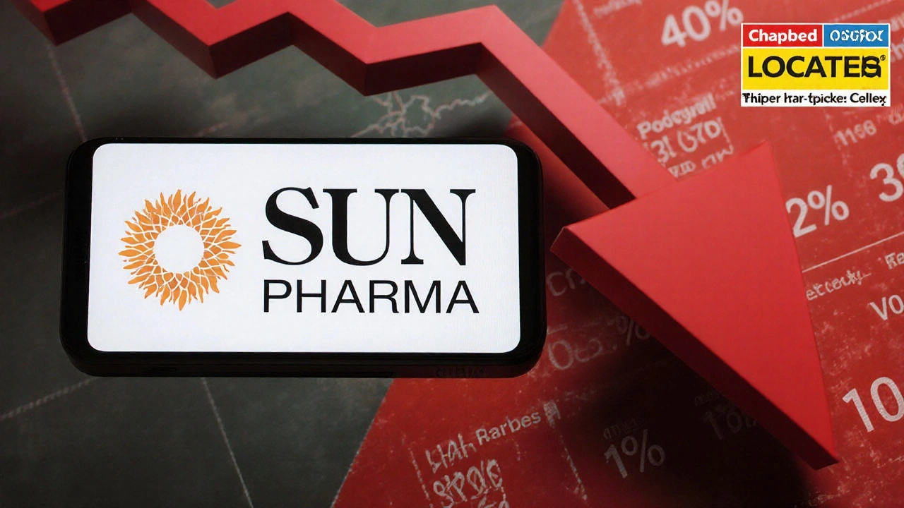 Sun Pharma शेयर में 5% गिरावट, ट्रम्प की 100% टैरिफ घोषणा ने हिलाया बाजार